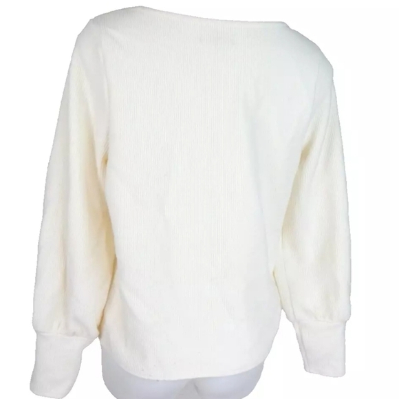 Madewell Ottoman Ribbed Square Neck Top - Picture 4 of 4